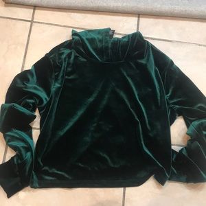 Velour hoodie